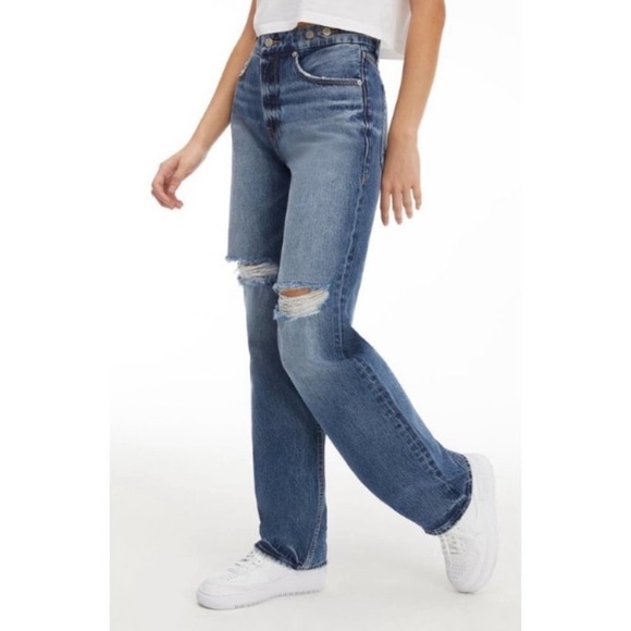 Good American Good 90’s Straight Leg Jeans 4 NWT - Picture 5 of 10